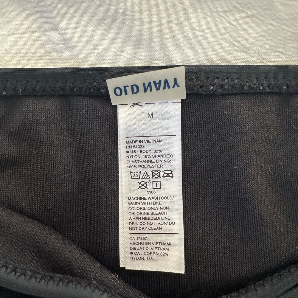 NWOT Old Navy Black Bikini Bottom with Side Ties - Picture 3 of 3
